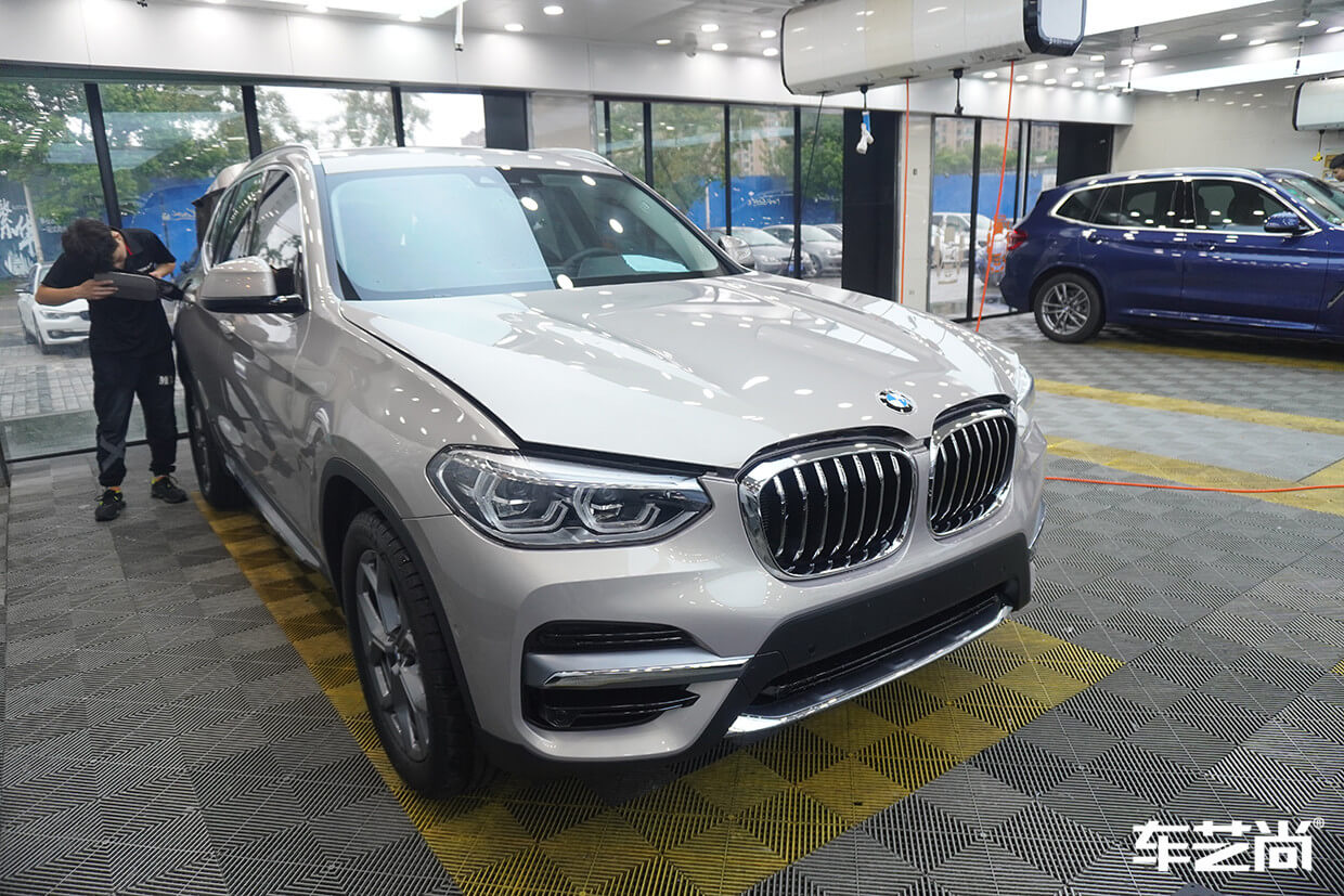 宝马X3施工威固隐形车衣（20）