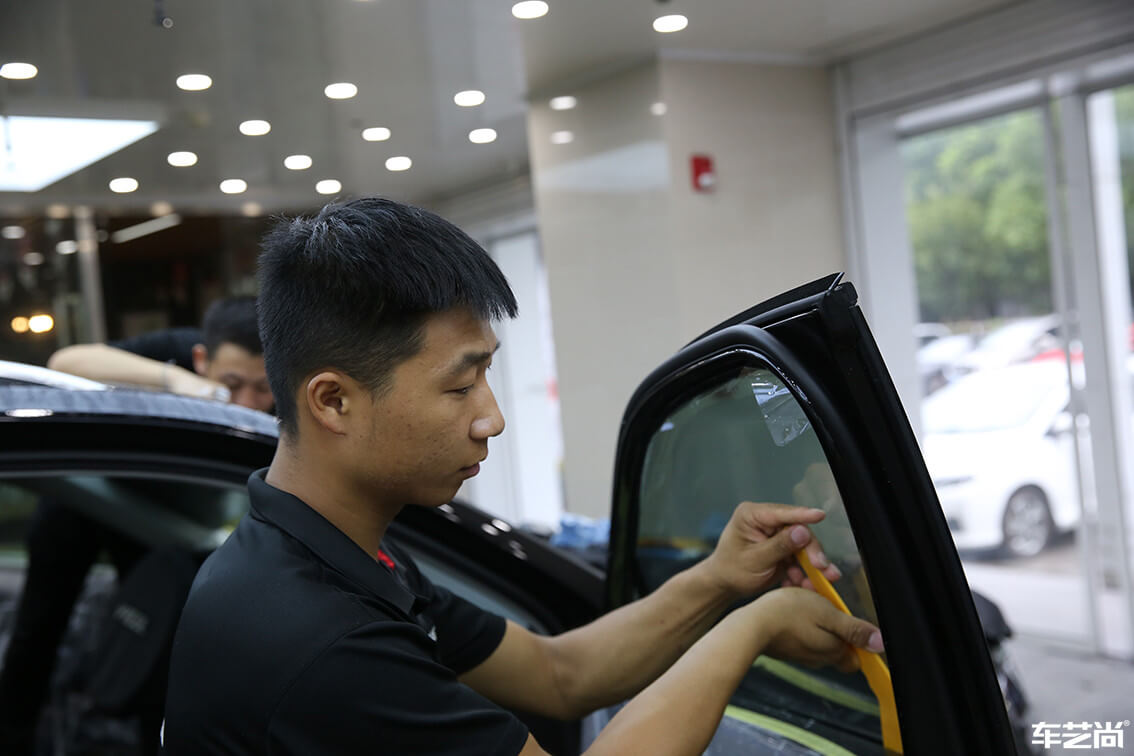 大众430装贴威固隔热膜（10）