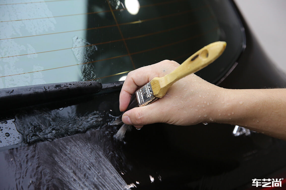 奔驰 GLC300施工威固隐形车衣案例流程展示（2）