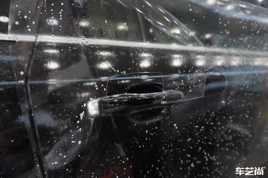 沃尔沃XC90贴隐形车衣施工流程案例展示（7）