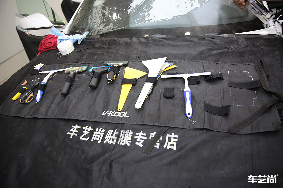 特斯拉 MODEL S威固隔热膜汽车贴膜施工案例（2）