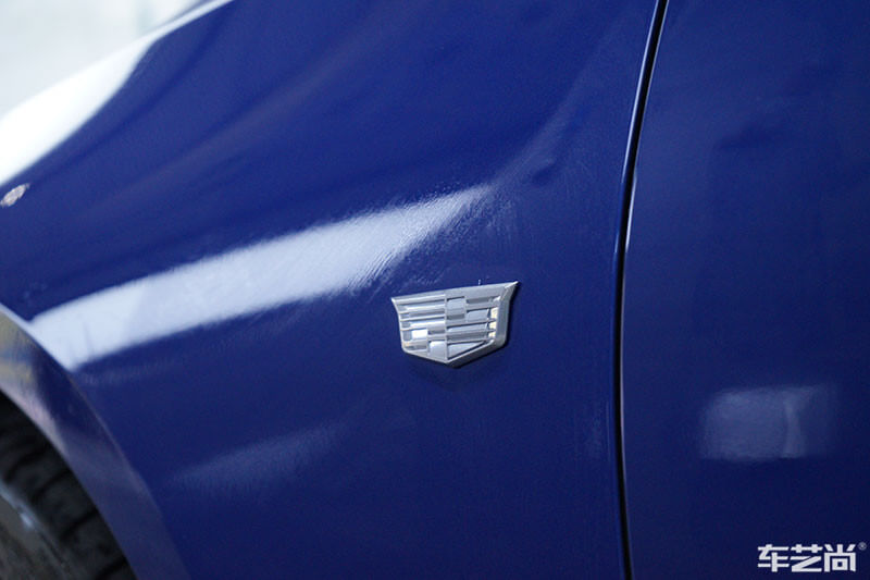 凯迪拉克CT5施工漆面保护膜效果（图二）