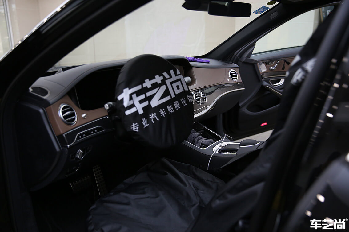 奔驰 S450L装贴威固隔热膜效果怎么样（1）