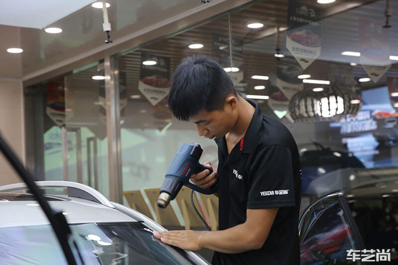 荣威RX5施工威固隔热膜过程展示（图十）