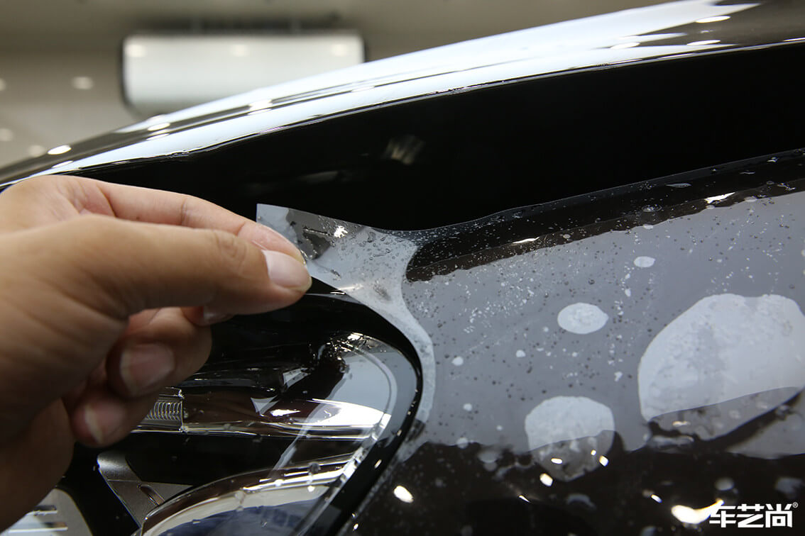 奔驰 GLC300施工威固隐形车衣案例流程展示（9）