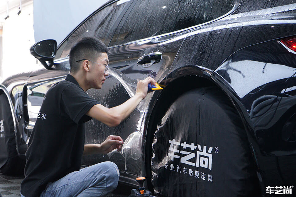 保时捷帕拉梅拉选择车艺尚施工威固车衣，专业施工展示（8）