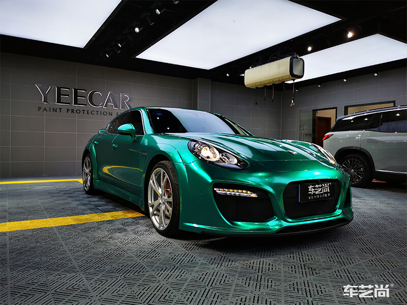 保时捷帕拉梅拉车身改色膜