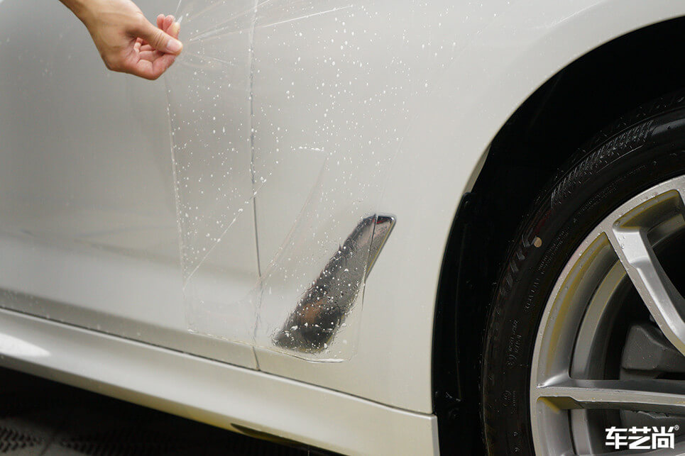 宝马5系施工隐形车衣（4）