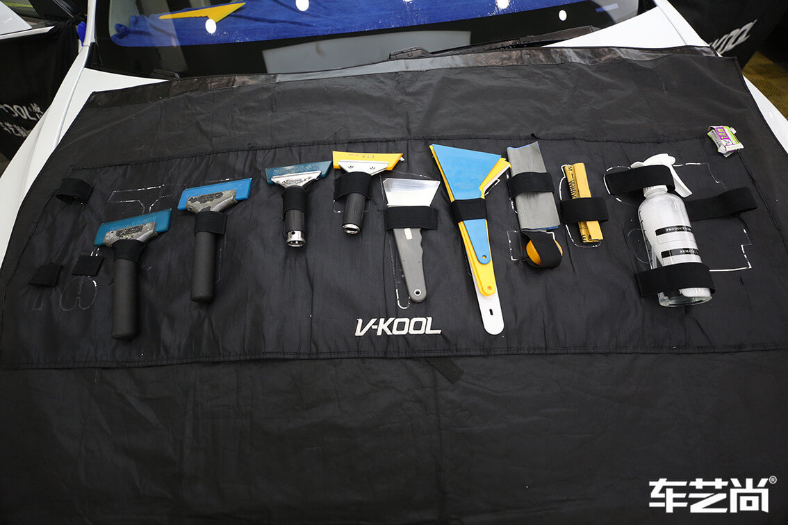 特斯拉 Moel 3选择威固隔热膜施工流程+效果图（4）