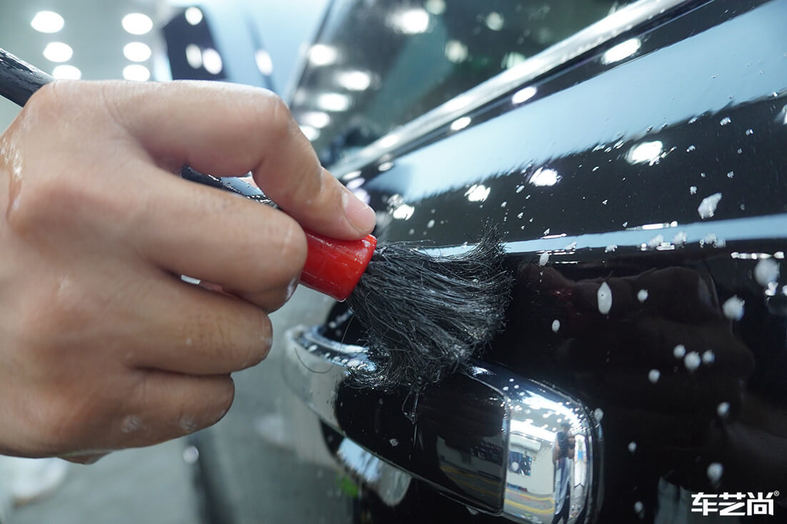 沃尔沃XC90贴隐形车衣施工流程案例展示（2）