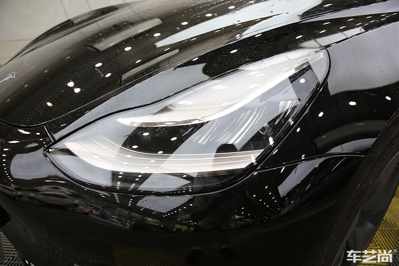 特斯拉Model 3隐形车衣施工效果展示（图一）