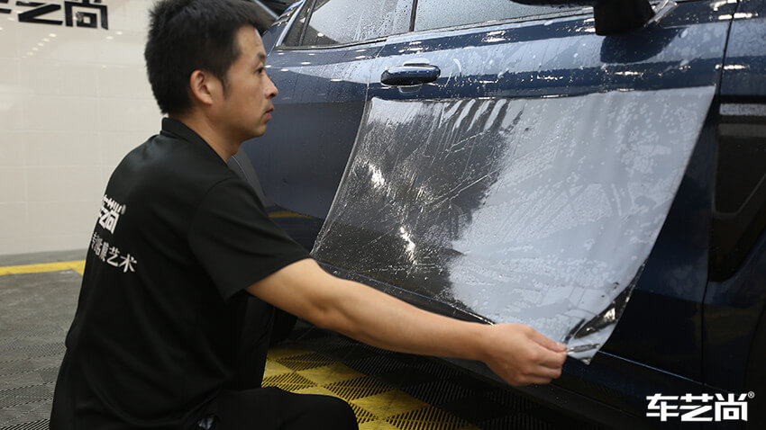 领克05施工威固隐形车衣，施工流程展示（7）