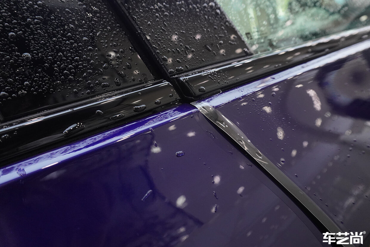 蓝色别克GS施工威固隐形车衣（7）