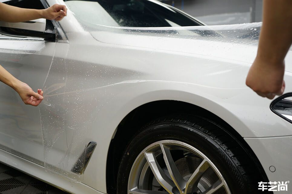 宝马5系施工隐形车衣（3）