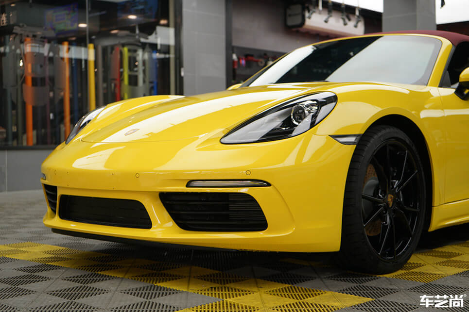 保时捷718选择贴膜施工漆面保护膜（19）