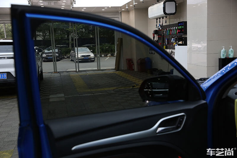 名爵ZS施工威固隔热膜施工过程展示（施工后）