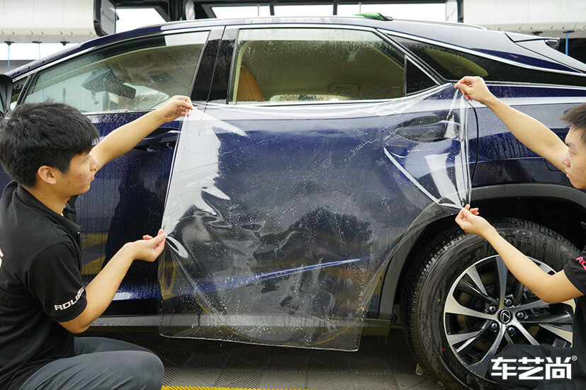 雷克萨斯装贴罗利普斯隐形车衣(4)
