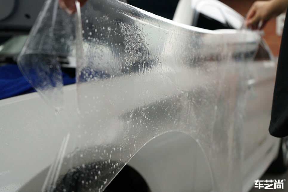 宝马5系施工隐形车衣（7）