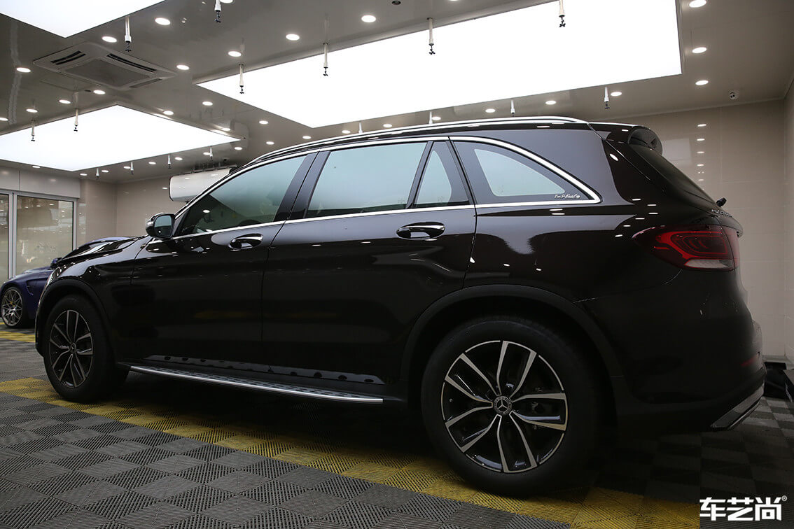 奔驰 GLC300施工威固隐形车衣案例流程展示（19）