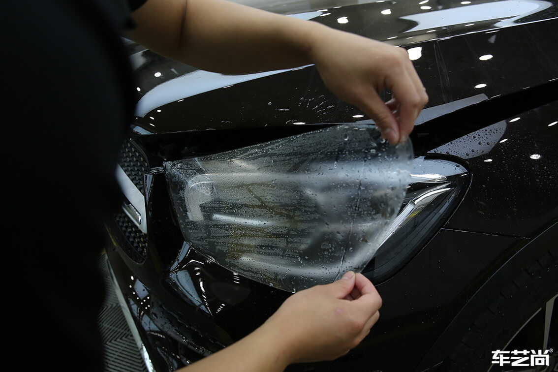 奔驰 GLC300施工威固隐形车衣案例流程展示（17）