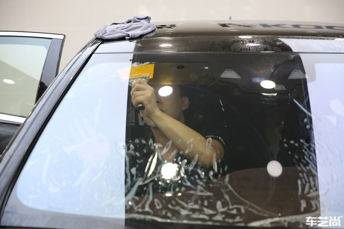 奔驰 S450L装贴威固隔热膜效果怎么样（8）