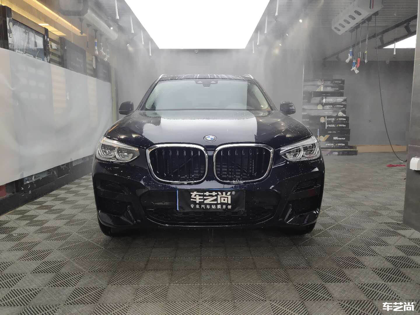 宝马X3施工威固隐形车衣，装贴流程展示（1）