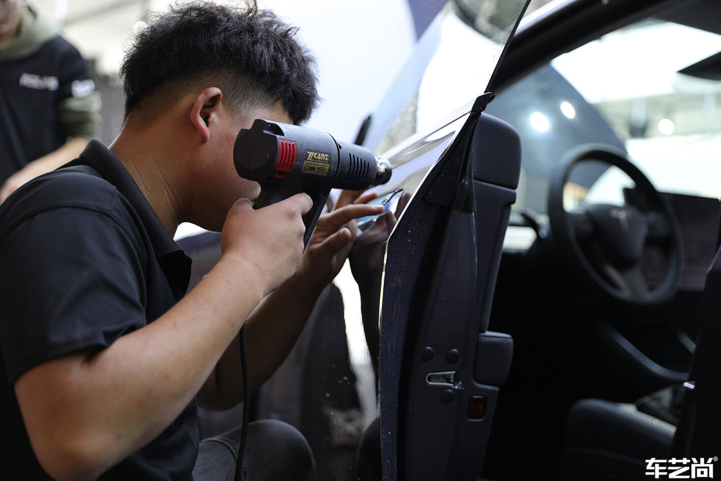 特斯拉Model 3施工威固漆面保护膜案例分享（9）