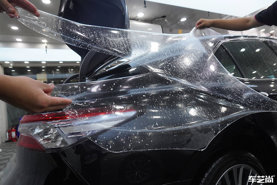 丰田凯美瑞选择车艺尚，施工隐形车衣案例分享（7）