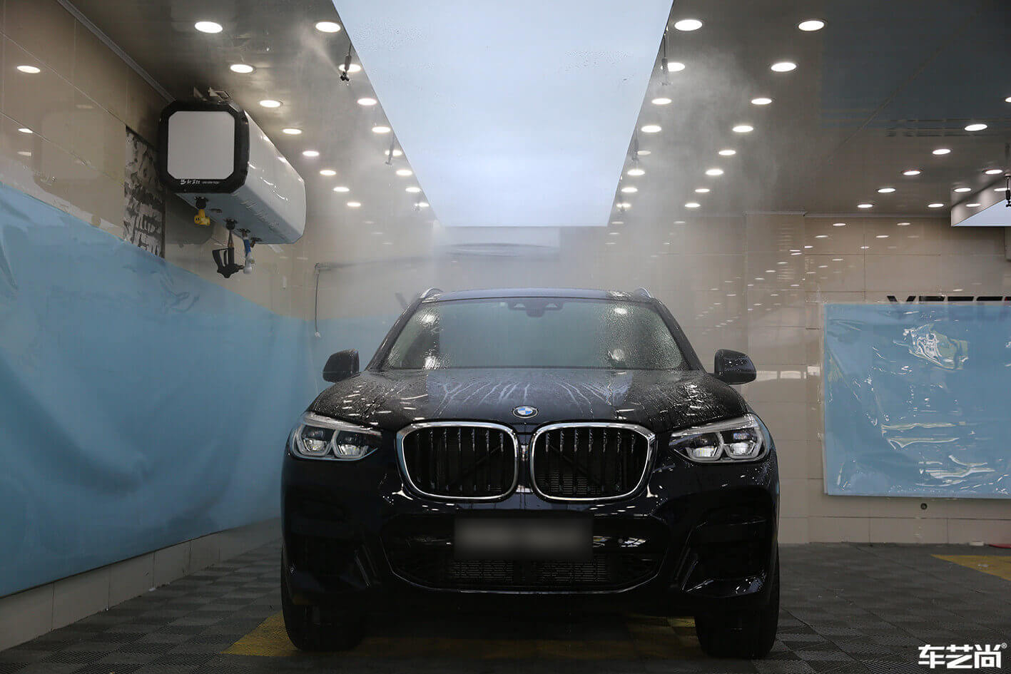 宝马X3装贴威固隐形车衣施工案例展示（1）