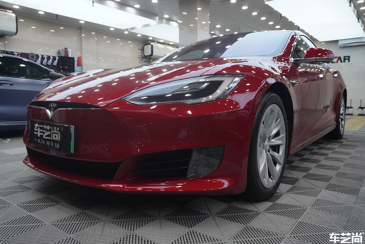 特斯拉Model S施工威固隐形车衣，专车专用极致体验（13）