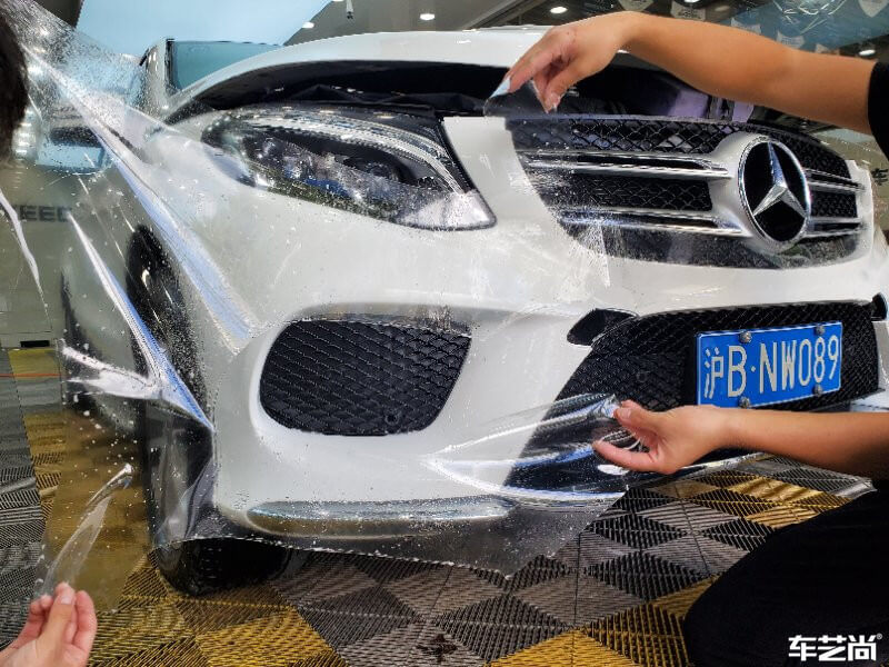 奔驰 GLE 施工威固隐形车衣案例流程展示（9）