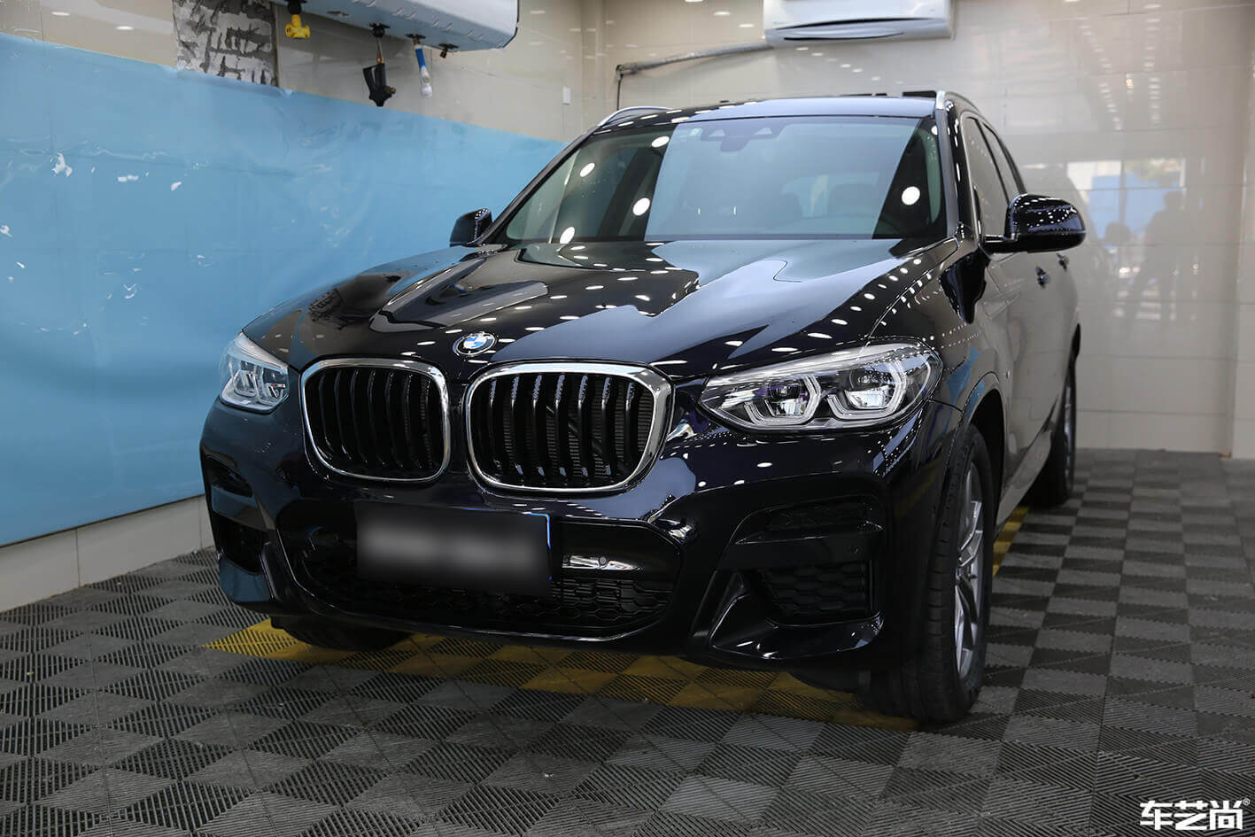 宝马X3装贴威固隐形车衣施工案例展示（15）