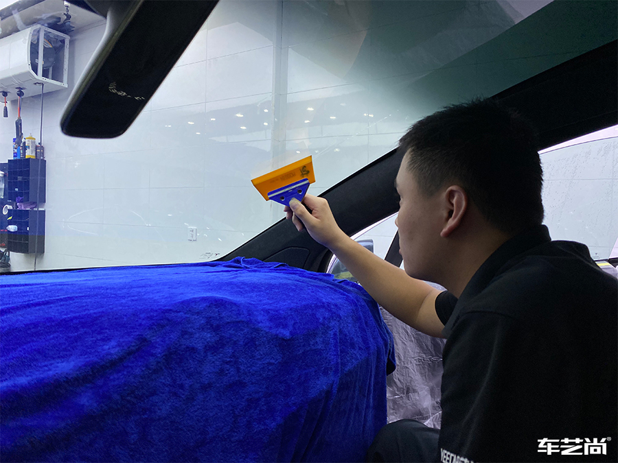 特斯拉Model X施工威固漆面保护膜案例分享（6）