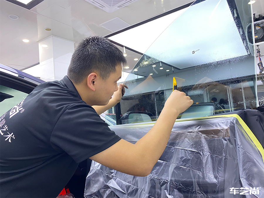 特斯拉Model X施工威固漆面保护膜案例分享（5）