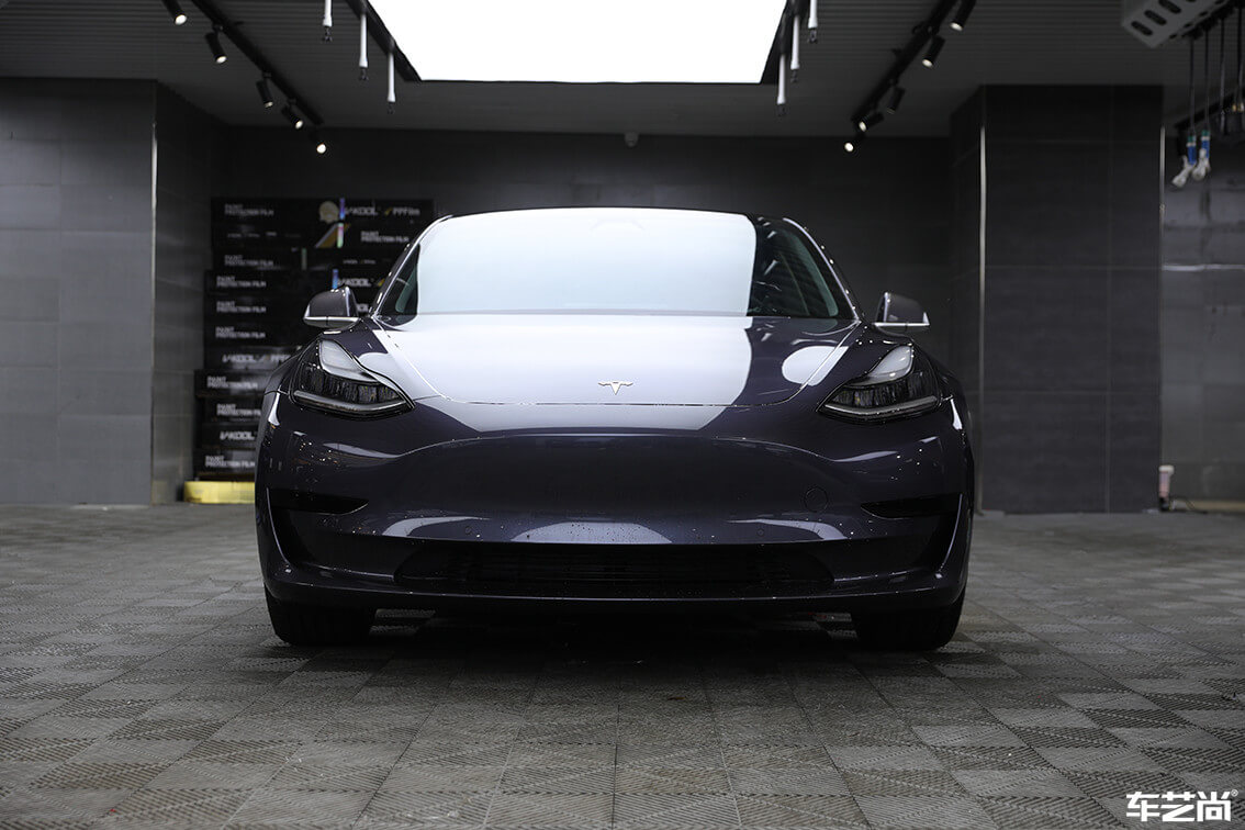 特斯拉Model 3施工威固漆面保护膜案例展示（15）