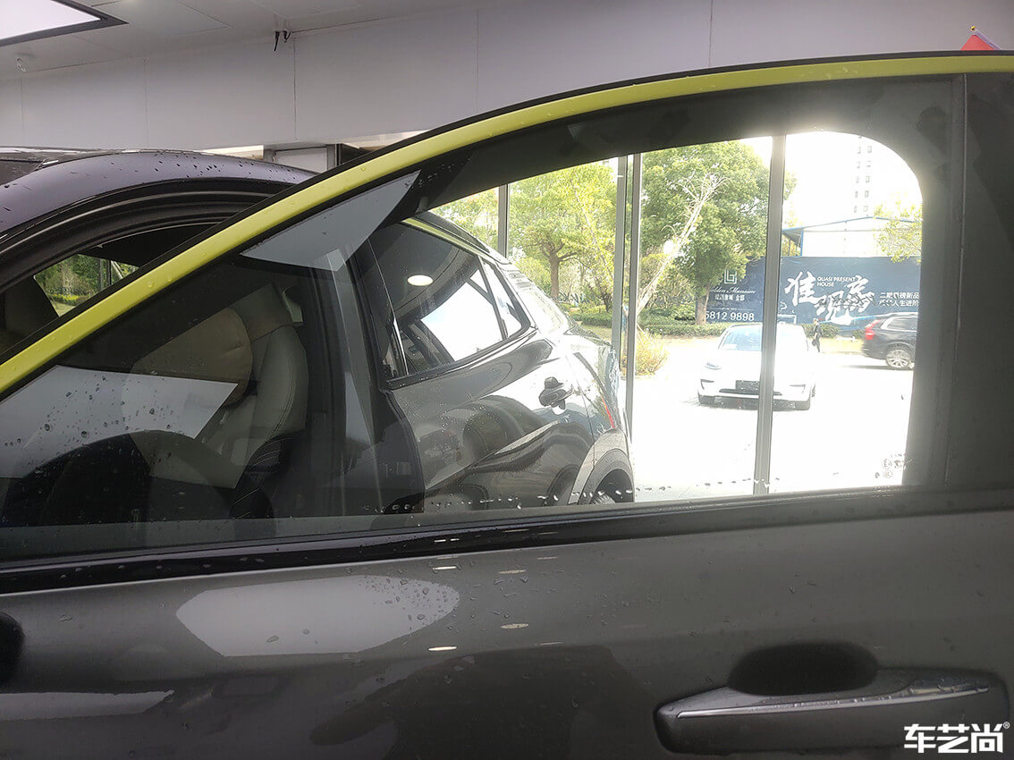 黑色领克05 车艺尚御水路店施工（3）