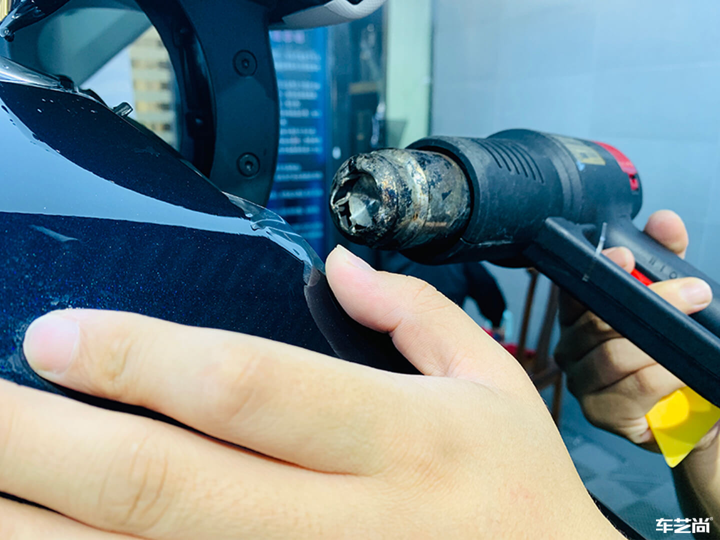 宝马X3施工威固隐形车衣，装贴流程展示（6）