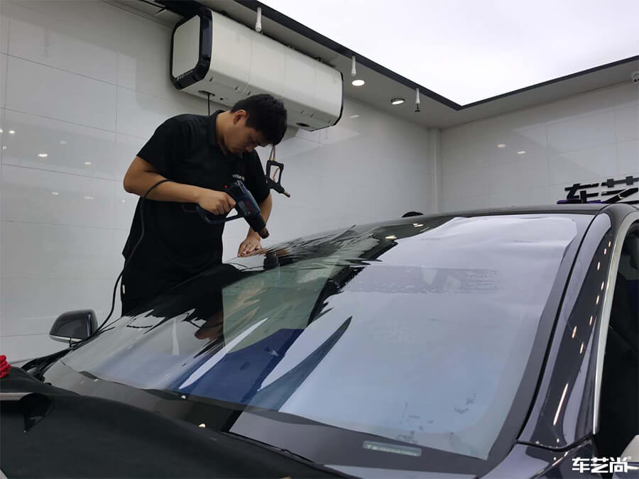 特斯拉Model 3装贴威固漆面保护膜案例分享（10）