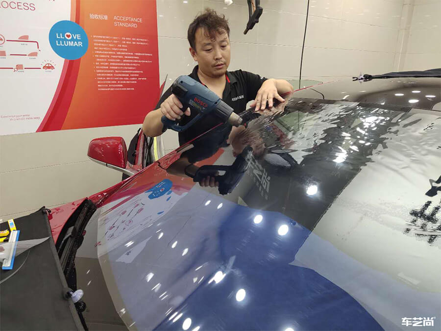 特斯拉Model 3施工威固隐形车衣案例分享（10）