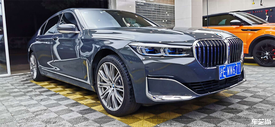 宝马7系装贴威固V70+K35，施工流程展示（19）