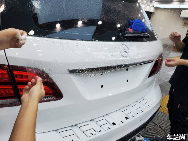 奔驰 GLE 施工威固隐形车衣案例流程展示（10）