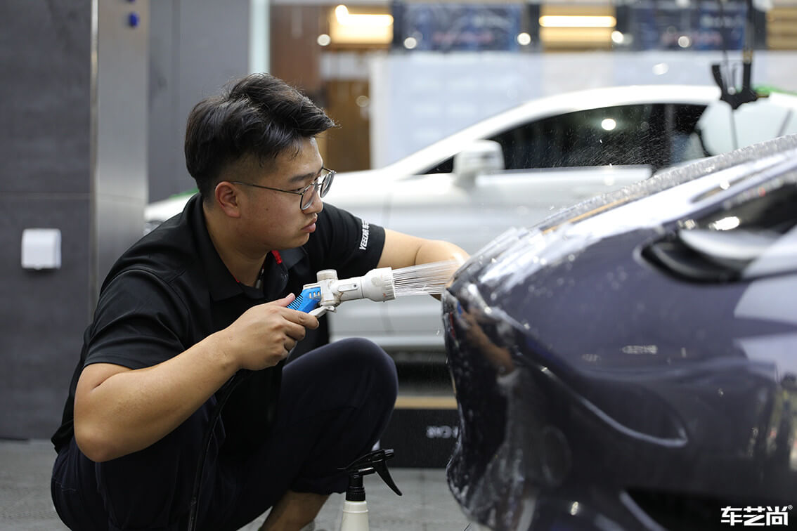 特斯拉Model 3施工威固漆面保护膜案例展示（4）