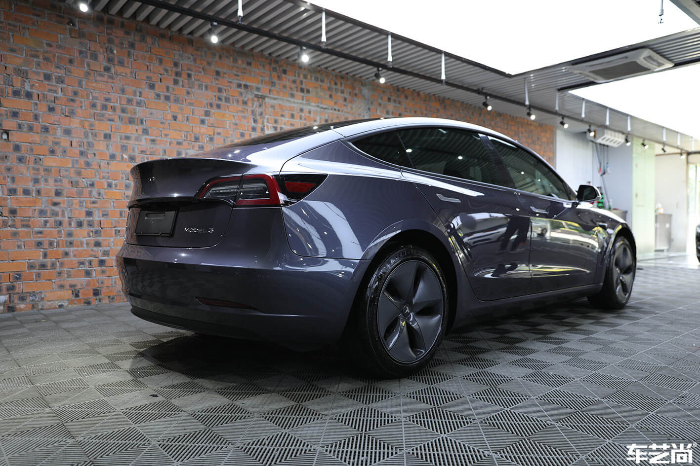 特斯拉Model 3施工威固漆面保护膜案例分享（14）