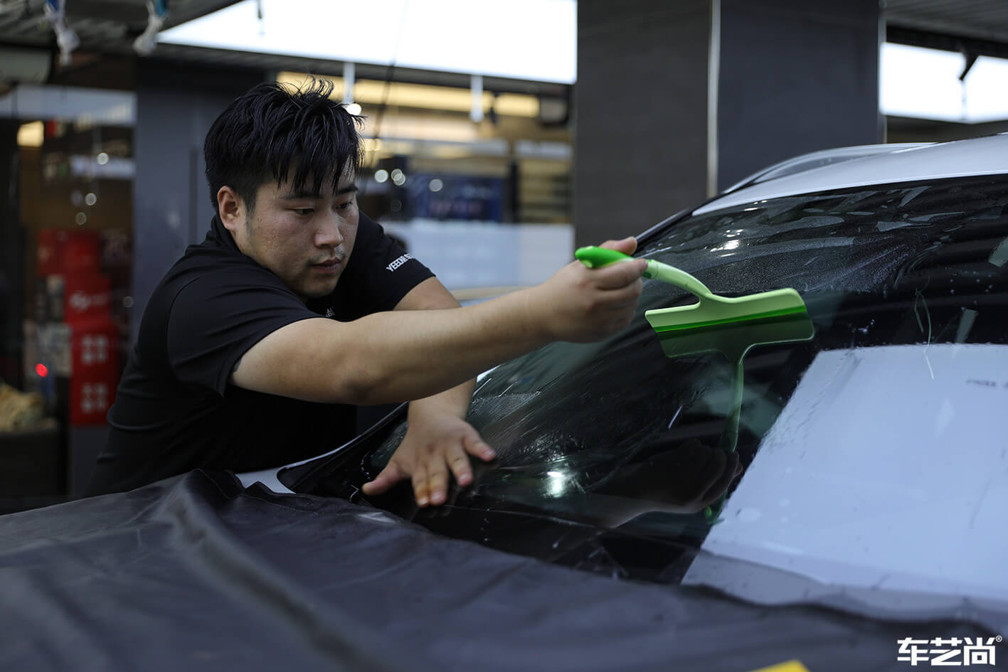 宝马X3装贴威固隐形车衣施工案例展示（7）