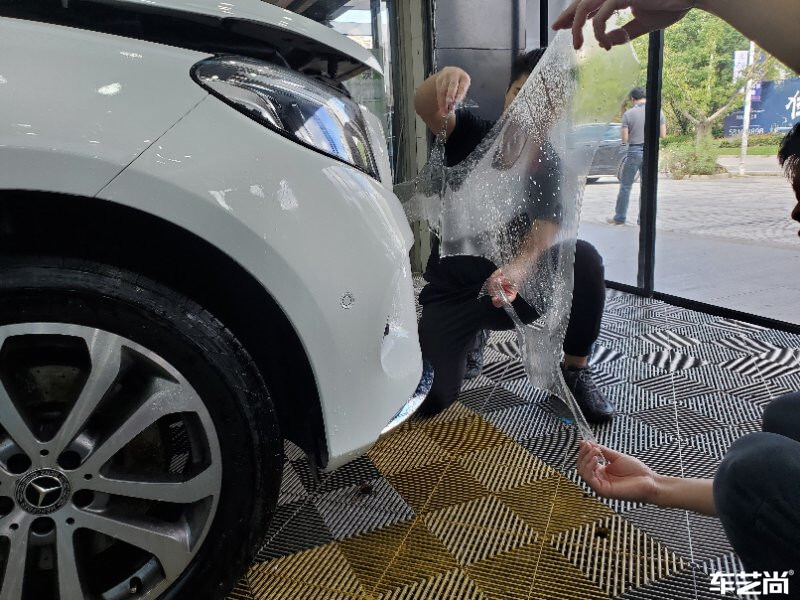 奔驰 GLE 施工威固隐形车衣案例流程展示（8）