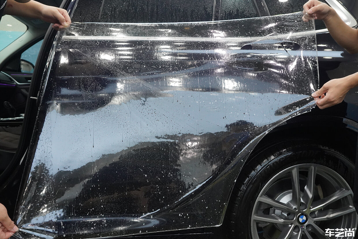 宝马X3装贴威固隐形车衣施工案例展示（6）