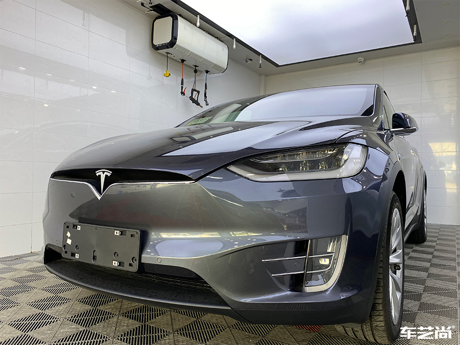 特斯拉Model X施工威固漆面保护膜案例分享（11）