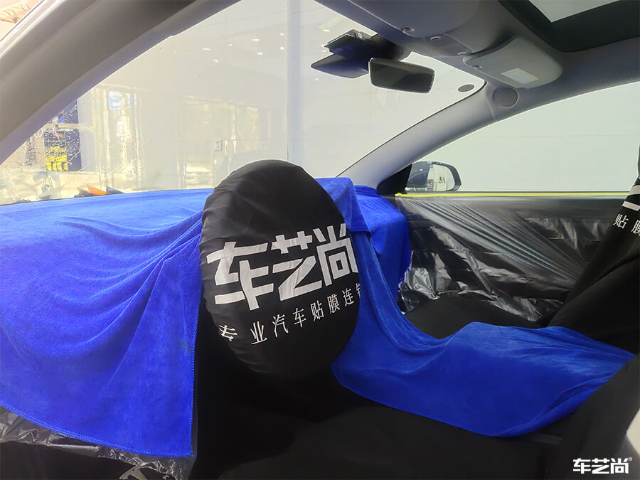 特斯拉Model 3装贴威固漆面保护膜案例分享（4）