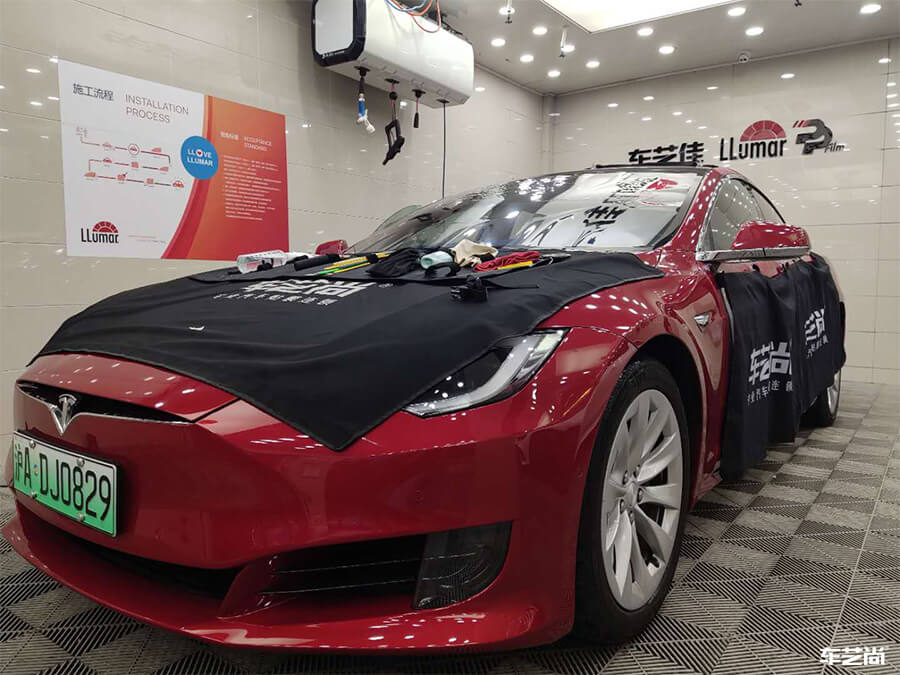 特斯拉Model 3施工威固隐形车衣案例分享（4）