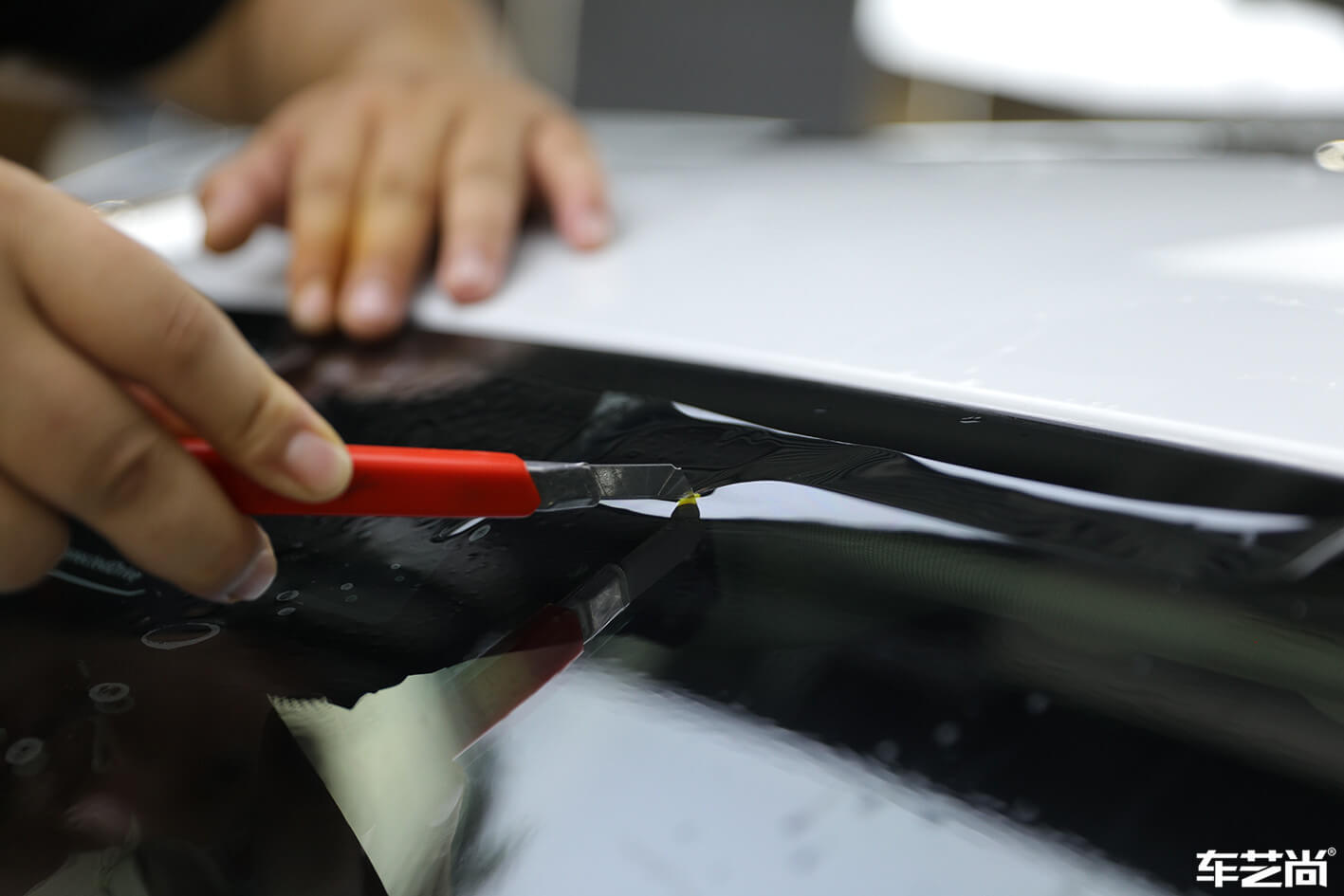 宝马X3装贴威固隐形车衣施工案例展示（8）